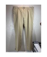 Under Armour Pants Mens Brown Tan Chino Flat Front Stretch Golf Size 40 ... - $544.42 MXN