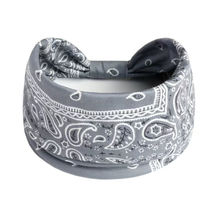 New Paisley Bandana Print Headband Twisted Stretchable Yoga Headband Hai... - £13.55 GBP