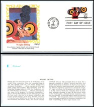 1983 US FDC Cover - Olympics, Weight Lifting, Los Angeles, California C8 - $2.96