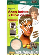 QFITT OLIVE OIL TREATED CLOSED TOP MESH WIG &amp; WEAVE CAP NATURAL COLOR #8432 - $2.72 CAD