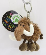 NICI Mammoth Brown Stuffed Animal Plush Beanbag Key Chain 4 inches - £9.00 GBP
