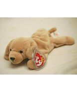 Ty Original Beanie Baby Fetch Puppy Dog Beanbag Plush Toy Swing &amp; Tush T... - $9.89