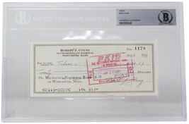 Bob Cousy Signed Boston Celtics Bank Check #1178 BGS - £177.51 GBP