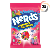 2x Bags Nerds Gummy Clusters Tangy &amp; Crunchy Gummy Candy | 5oz | Fast Shipping! - £10.69 GBP