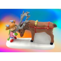 Dept 56 North Pole Series CUPID Reindeer Girl Elf Accessory Xmas Village #811778 - £80.28 GBP