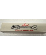 Vintage Leonard Italy Silverplate ~ Cake ~ Tea ~ Sandwich Scissor Tong 8.5” - $27.71 CAD