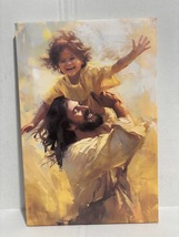 Jesus Having Fun With Young Child - $20.00