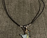 Legolas LOTR Lord Of The Rings Painted Enamel Pendant On Corded Necklace - $13.86