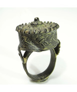 ANTIQUE 18TH -19TH C BRONZE Shield Ring - similar British Museum example... - $11,799.84 MXN