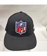 NFL Logo Shield New Era 59Fifty Fitted Hat Cap Size 7 3/8 Black - €21,45 EUR