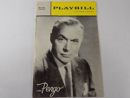 PLAYBILL MAGAZINE LORD PENGO Royal Theater November 1962 Charles Boyer - £15.77 GBP