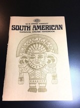 AITS Carnival Cruise Handbook Passenger Journal Inca South America 1968 ... - $18.69