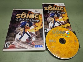Sonic and the Secret Rings Nintendo Wii Complete in Box water damage on book - £4.70 GBP