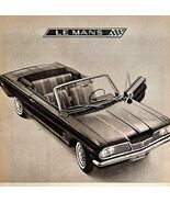 Pontiac Tempest LeMans Advertisement 1961 Automobilia Convertible DWS6C - $35.02 CAD