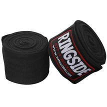 New Ringside Mexican Style Boxing MMA Handwraps Hand Wrap Wraps 180&quot; - Black - £8.78 GBP