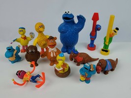 Lot of 13 Vintage Sesame Street Toys Henson Prod. Animal Cookie Monsters Fozzie - £34.81 GBP