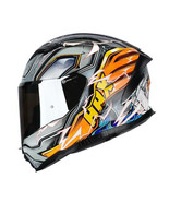 Thunder Orange XL | HAX Force Glow-in-the-Dark Aerodynamic Full Face Hel... - $518.36