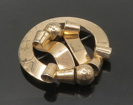 NAPIER 925 Sterling Silver - Vintage Rare Shiny Ribbons Brooch Pin - BP7232 - £68.32 GBP