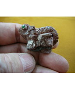 Y-LIZ-CH-19) CHAMELEON LIZARD carving SOAPSTONE Peru FIGURINE stone love... - $12.33 CAD