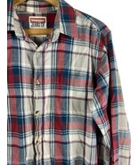 Wrangler Plaid Shirt Size Medium Mens Button Down Shirt Country Western ... - €30,53 EUR