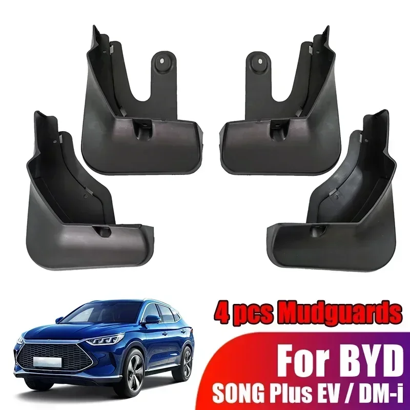 Car Mudguards For Byd Song Plus / Seal U DM-i Ev 2021-2023 Front Rear Mudguard - £28.27 GBP+