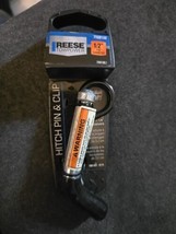 1 New Reese Towpower 1/2&quot; Hitch Pin and Clip - $13.81