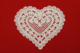 Application Doilies Embroidered Tulle Lace CM 11 SWEET TRIMS 14037 - $2.25