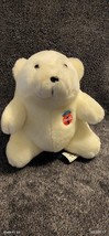 Vintage Always Coca-Cola Stuffed Plush white Polar Bear 1993 7” Mini - £6.61 GBP