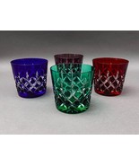 Ajka Arabella Multicolor Cut To Clear Crystal Old Fashioned Tumbler Glas... - £314.53 GBP