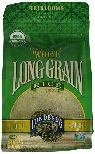 LUNDBERG Gluten Free - Grains Long Grain, White 100% Organic - $24.07