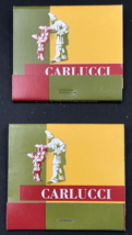 2 -- Carlucci Restaurant Italian Rosemont IL Illinois Matchbook Full 30 ... - $9.49