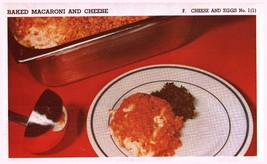 Vintage 1950 Baked Macaroni &amp; Cheese Recipe Print Cover 5x8 Crafts Food ... - $19.99