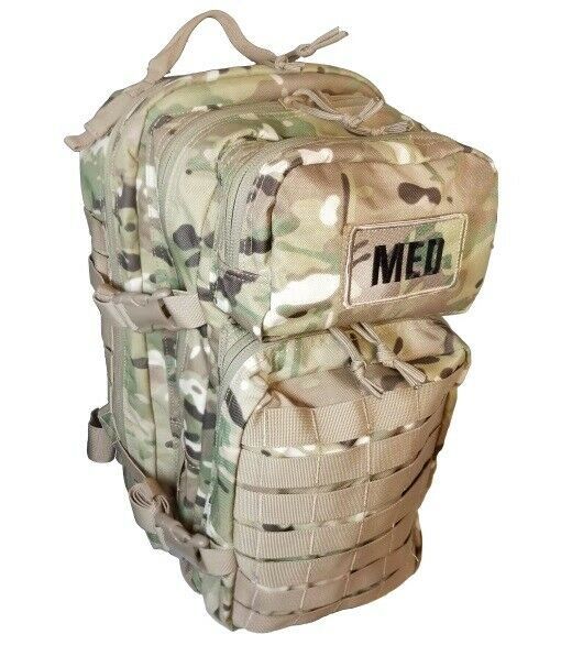 Primary image for NEW Elite First Aid Tactical Medical EMS Trauma MOLLE Backpack Bag AT MULTICAM