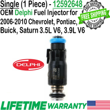 OEM Delphi x1 Fuel Injector For 2006, 07, 08, 09, 2010 Chevrolet Malibu 3.9L V6 - £29.97 GBP