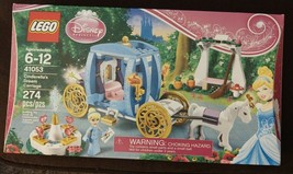 LEGO 41053 Cinderella&#39;s Dream Carriage NIB Disney Princess 274 Pieces - £43.52 GBP