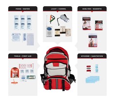 1 Person Necessity Survival Kit, Backpack - $2,225.76 MXN
