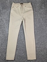 Judy Blue Jeans Womens 9/29 Khaki Tan Hi Rise Skinny Garment Dyed 88845 - $32.99