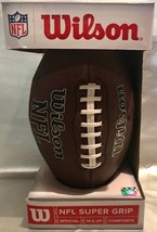 Wilson NFL SUPER GRIP Composite Football - Official Size - 14 Years and Up NEW - £19.93 GBP