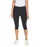 DKNY Womens Leggings Black Capri Stretch Pockets High-Waist Soft Active ... - $752.30 MXN