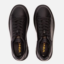 The Linq Black Leather Men Sneaker image 9