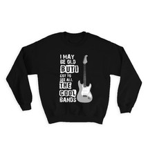 Rock Guitar Photo Poster Wall Art Music Lover : Gift Sweatshirt For Father Card  - £22.94 GBP