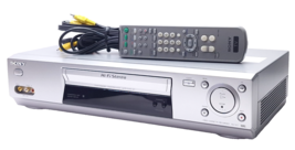 Sony SLV-N77 VCR VHS Player Recorder 4 Head Hi-Fi Stereo w/Remote TESTED - $53.59