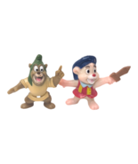 Lot of 2 Vintage Kellogg&#39;s Disney Gummi Bears Figures Gruffi &amp; Cubbi 1991 - $187.97 MXN