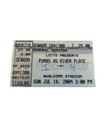 Pumas vs. RIVER PLATE San Diego, CA Ticket Stub July 18, 2004 Pumas 50th... - £15.73 GBP