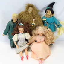Wizard of Oz Dorothy Cowardly Lion Wizard Scarecrow Glinda Dolls - £76.87 GBP