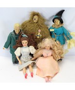 Wizard of Oz Dorothy Cowardly Lion Wizard Scarecrow Glinda Dolls - £78.04 GBP