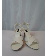 NIB DKNY White High Heel With Straps Over Foot And Adjustable Buckle Siz... - $1,364.11 MXN