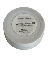 Sheer Cover Mineral Foundation Medium Perfect Shade 4g Full Size Sealed - $32.30