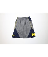 Nike Mens Medium Block M University of Michigan Gym Basketball Shorts Gr... - $834.24 MXN