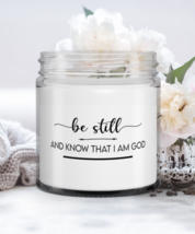 Religious Candle Be Still and Know That I am God Candle  - £15.94 GBP